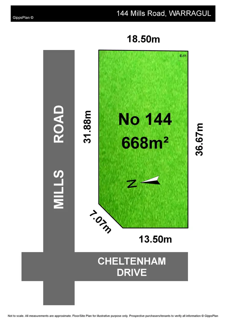 Floorplan of Homely land listing, 144 Mills Road, Warragul VIC 3820