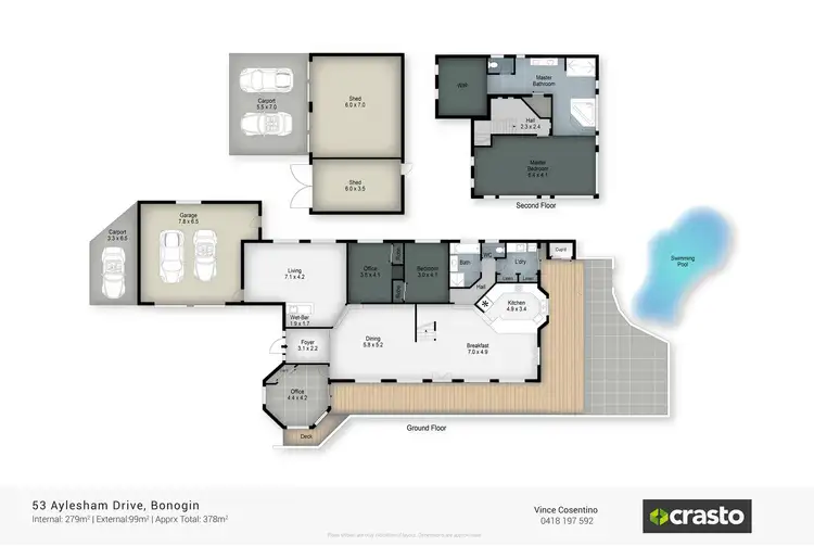 Floorplan of Homely house listing, 53 Aylesham Drive, Bonogin QLD 4213