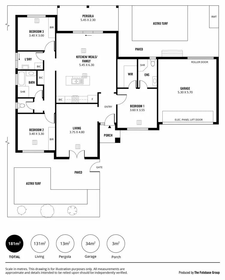Floorplan of Homely semi-detached listing, 4/2 Hawkins Avenue, Flinders Park SA 5025