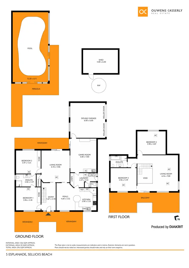 Floorplan of Homely house listing, 5 Esplanade, Sellicks Beach SA 5174