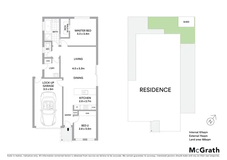 Floorplan of Homely unit listing, 2/2A Pryor Street, Mount Pleasant VIC 3350