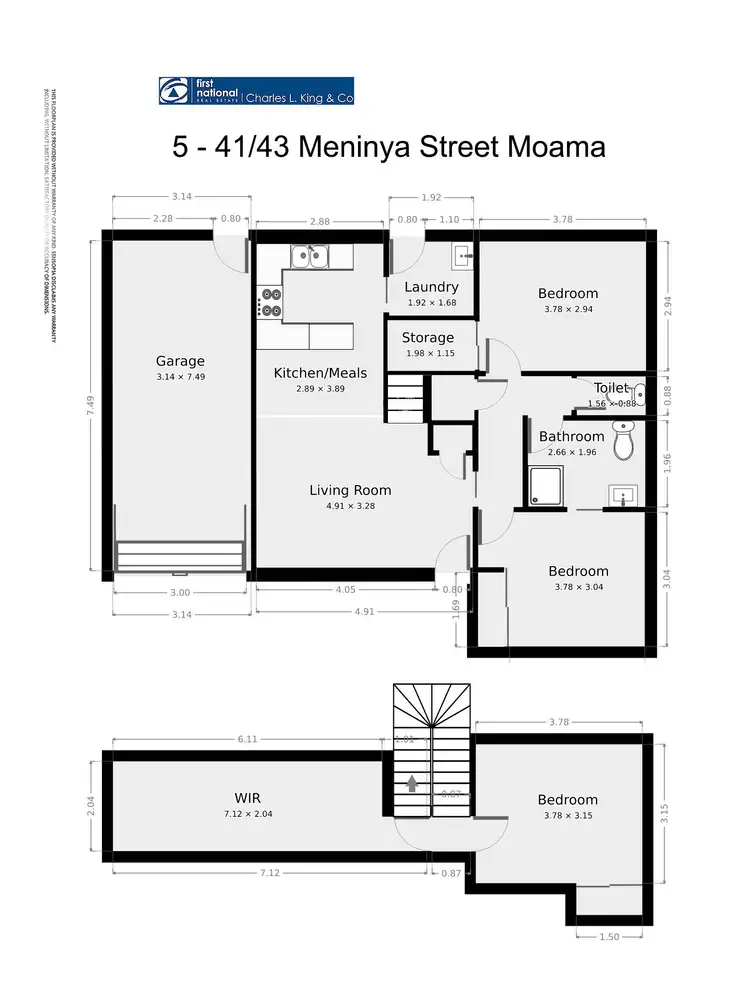 Floorplan of Homely townhouse listing, 5/41-43 Meninya Street, Moama NSW 2731