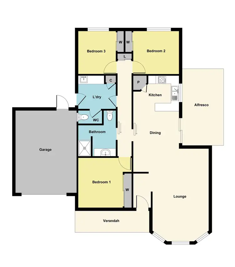 Floorplan of Homely house listing, 35 Recreation Road, Mount Clear VIC 3350