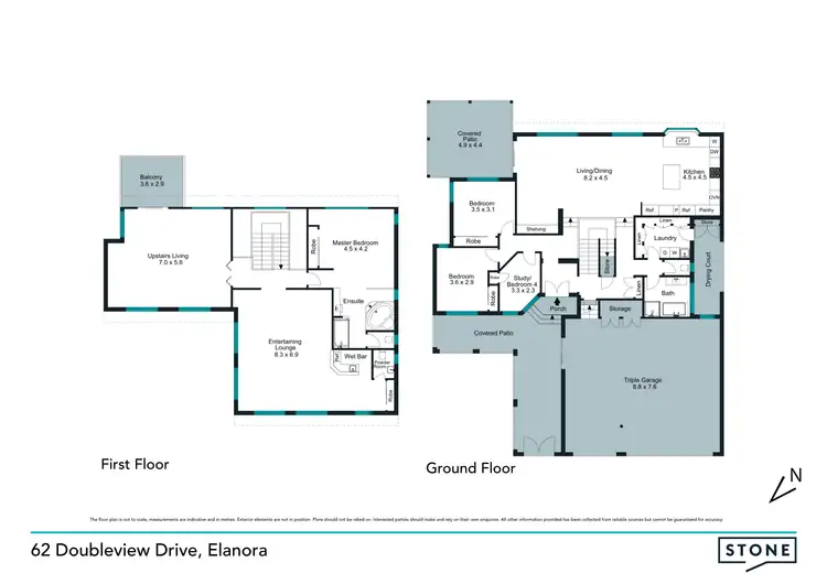 Floorplan of Homely house listing, 62 Doubleview Drive, Elanora QLD 4221