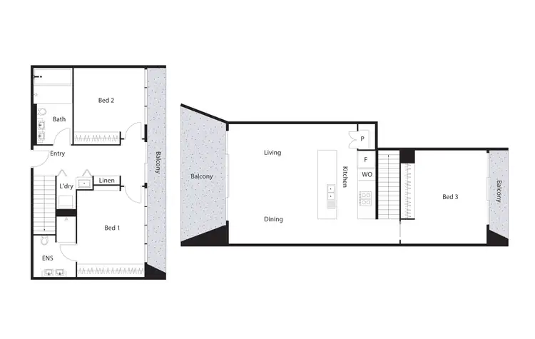 Floorplan of Homely apartment listing, 5/2 David Street, Turner ACT 2612