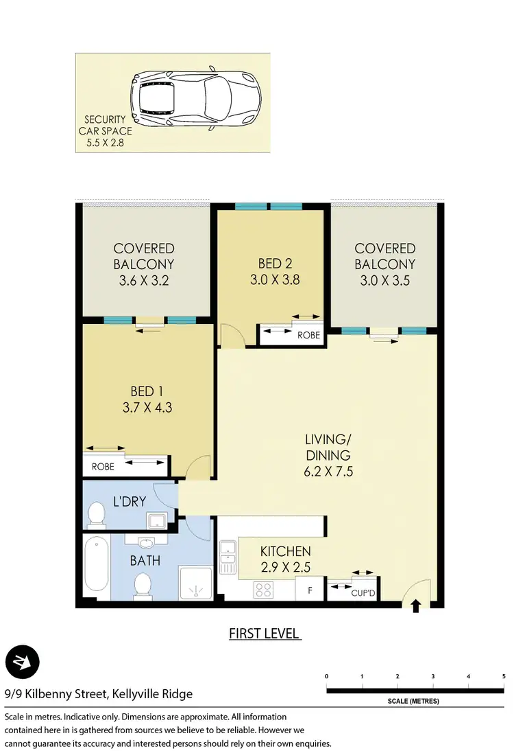 Floorplan of Homely apartment listing, 9/9 Kilbenny Street, Kellyville Ridge NSW 2155