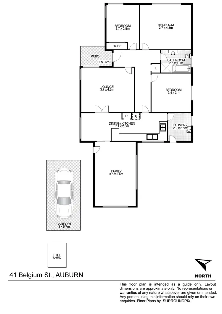 Floorplan of Homely house listing, 41 Belgium Street, Auburn NSW 2144