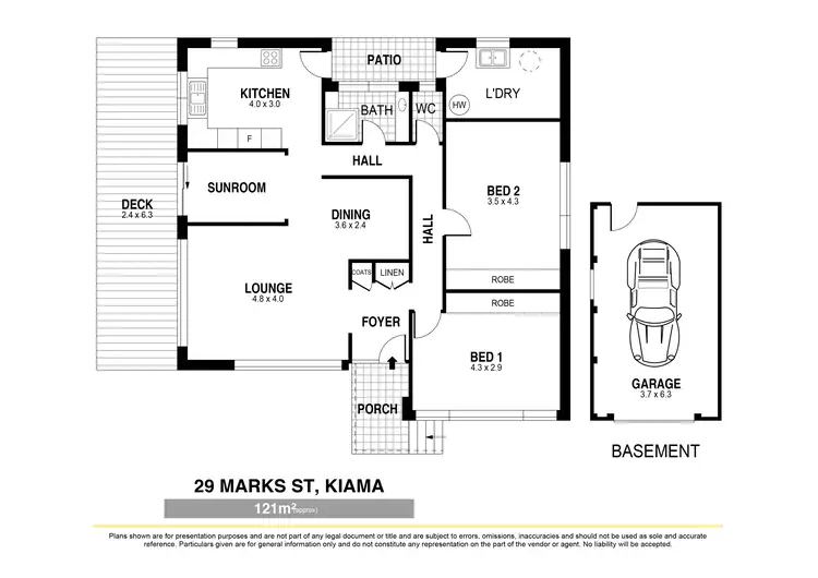 Floorplan of Homely house listing, 29 Marks Street, Kiama NSW 2533
