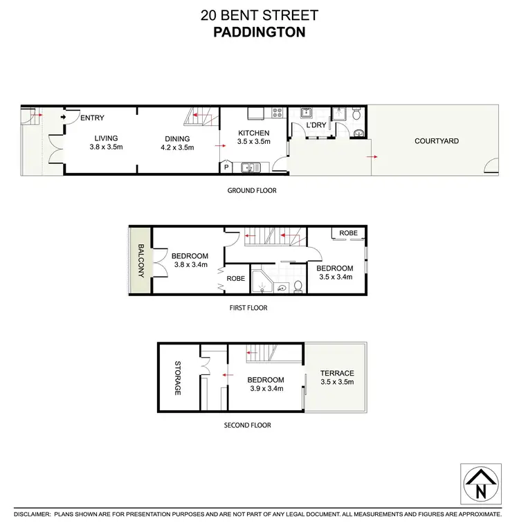 Floorplan of Homely house listing, 20 Bent Street, Paddington NSW 2021
