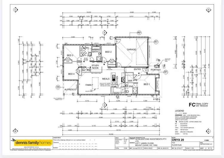 Floorplan of Homely house listing, 4 Jabiru Close, Mount Clear VIC 3350