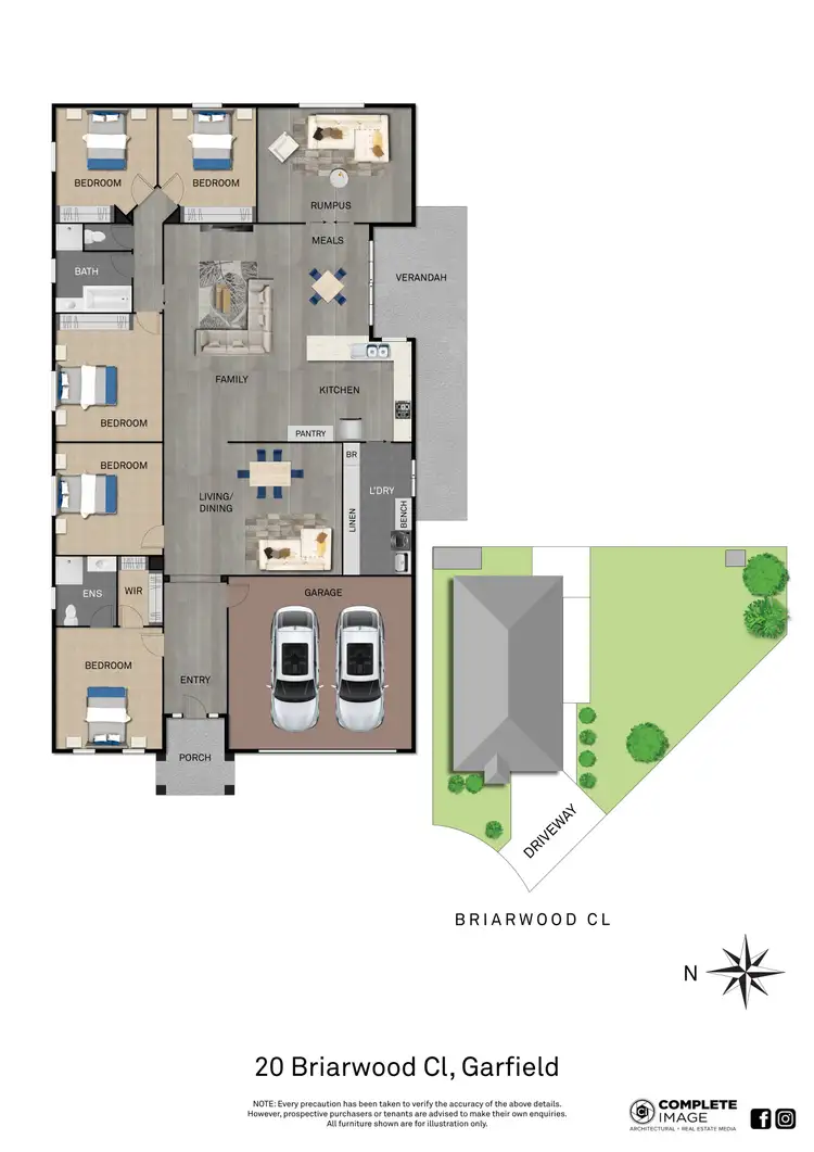 Floorplan of Homely house listing, 20 Briarwood Close, Garfield VIC 3814