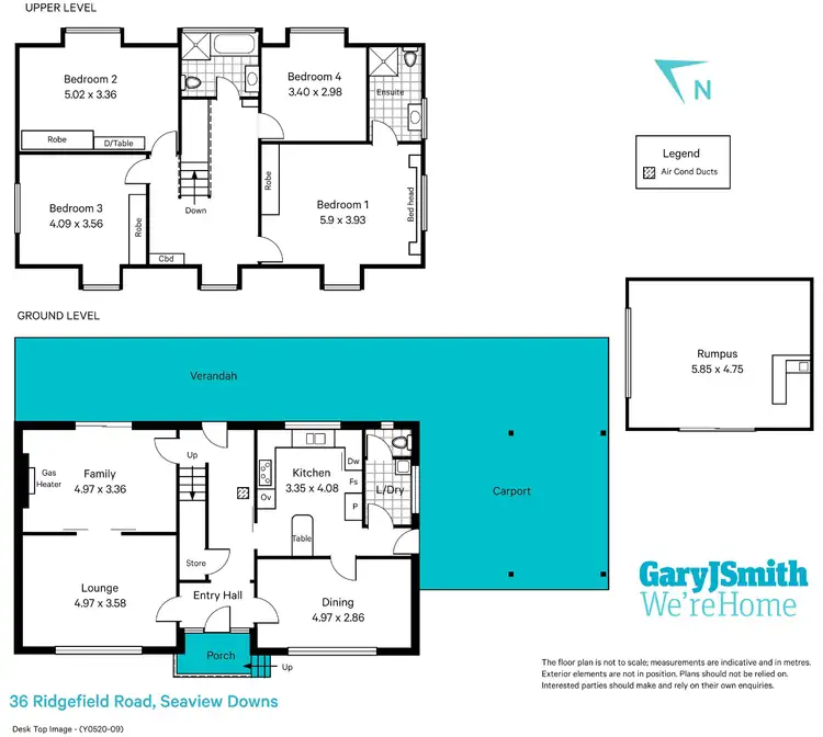 Floorplan of Homely house listing, 36 Ridgefield Avenue, Seaview Downs SA 5049