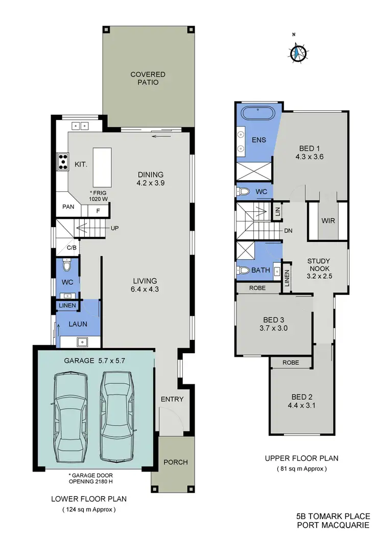 Floorplan of Homely house listing, 5b Tomark Place, Port Macquarie NSW 2444
