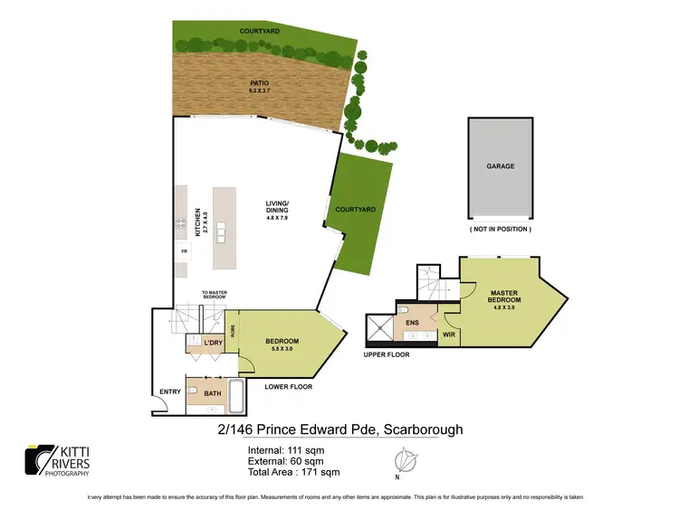 Floorplan of Homely unit listing, Level 1/2/146 Prince Edward Parade, Scarborough QLD 4020