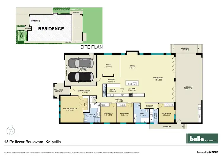 Floorplan of Homely house listing, 13 Pellizzer Boulevard, Kellyville NSW 2155