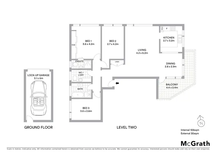 Floorplan of Homely unit listing, 10/40 Solander Street, Monterey NSW 2217
