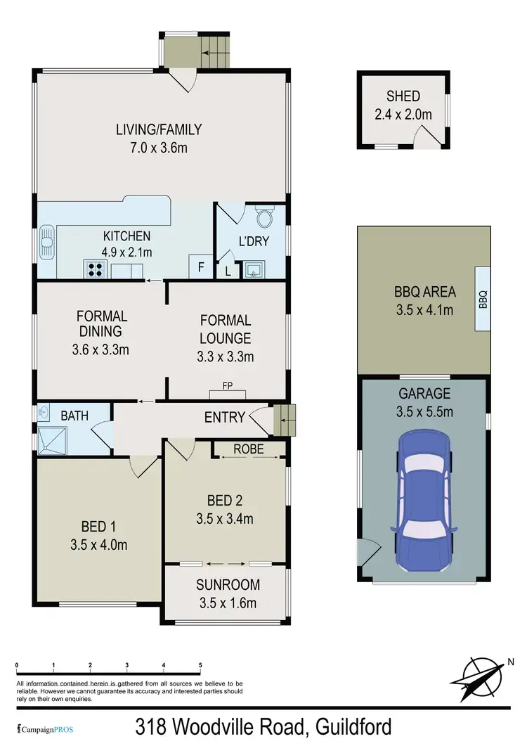 Floorplan of Homely house listing, 318 Woodville Road, Guildford NSW 2161
