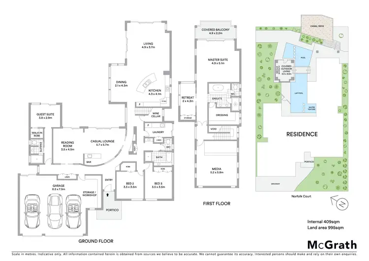 Floorplan of Homely house listing, 4 Norfolk Court, Pelican Waters QLD 4551