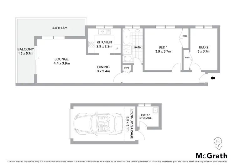 Floorplan of Homely apartment listing, 17/118 Fisher Road, Dee Why NSW 2099