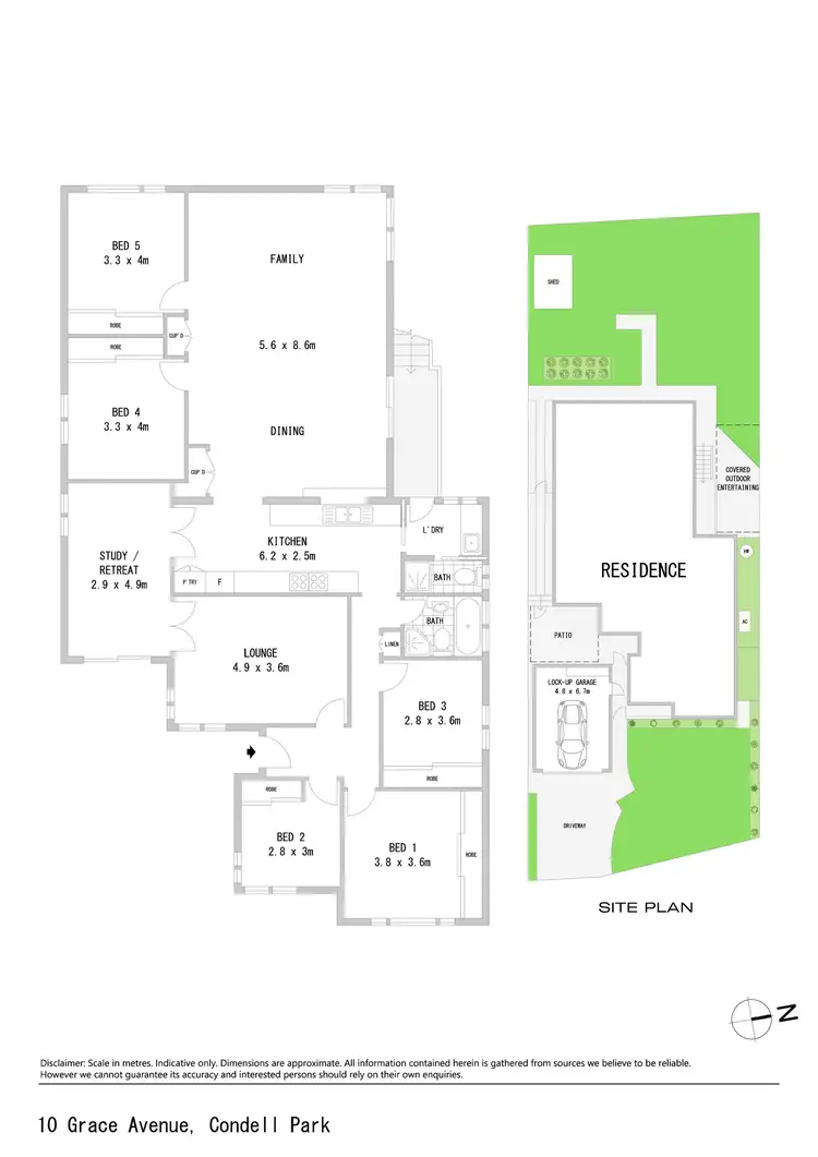 Floorplan of Homely house listing, 10 Grace Avenue, Condell Park NSW 2200