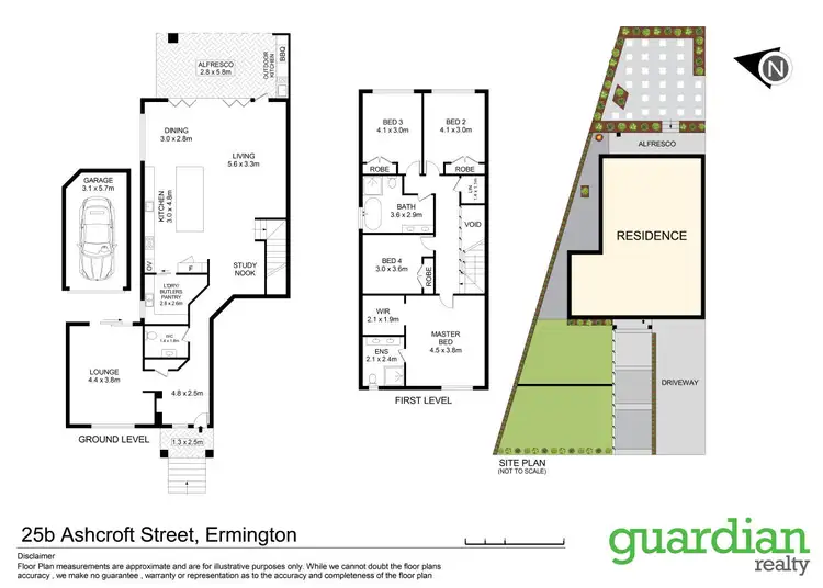 Floorplan of Homely house listing, 25b Ashcroft Street, Ermington NSW 2115
