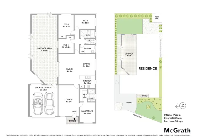 Floorplan of Homely house listing, 9 Ruby Close, Delacombe VIC 3356