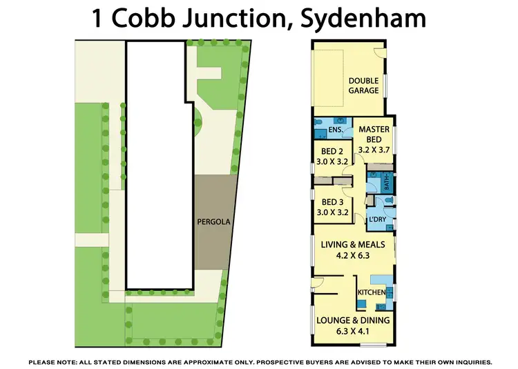 Floorplan of Homely house listing, 1 Cobb Junction, Sydenham VIC 3037