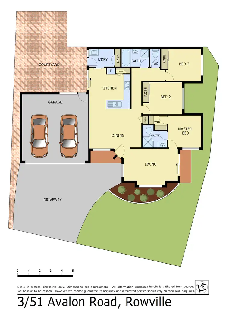 Floorplan of Homely unit listing, 3/51 Avalon Road, Rowville VIC 3178
