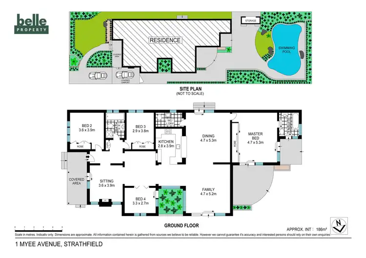 Floorplan of Homely house listing, 1 Myee Avenue, Strathfield NSW 2135