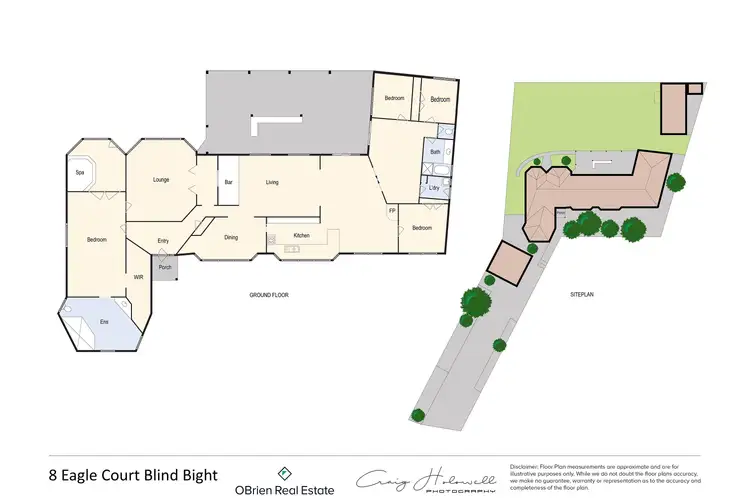 Floorplan of Homely house listing, 8 Eagle Court, Blind Bight VIC 3980