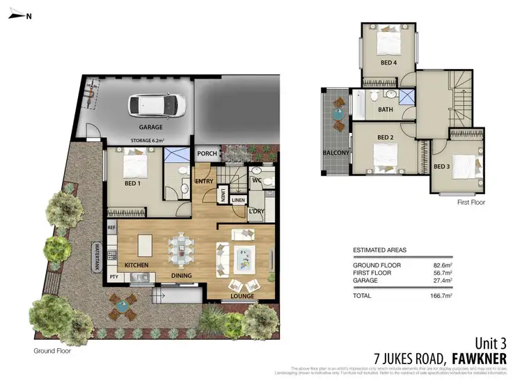 Floorplan of Homely townhouse listing, 3/7 Jukes Road, Fawkner VIC 3060