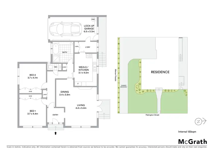 Floorplan of Homely unit listing, 1/259 Pakington Street, Newtown VIC 3220