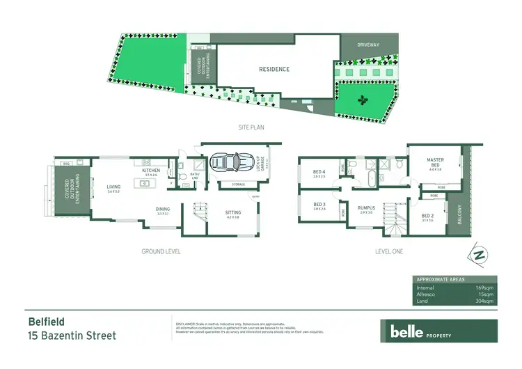 Floorplan of Homely house listing, 15B Bazentin Street, Belfield NSW 2191