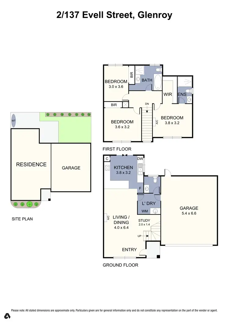 Floorplan of Homely unit listing, 2/137 Evell Street, Glenroy VIC 3046