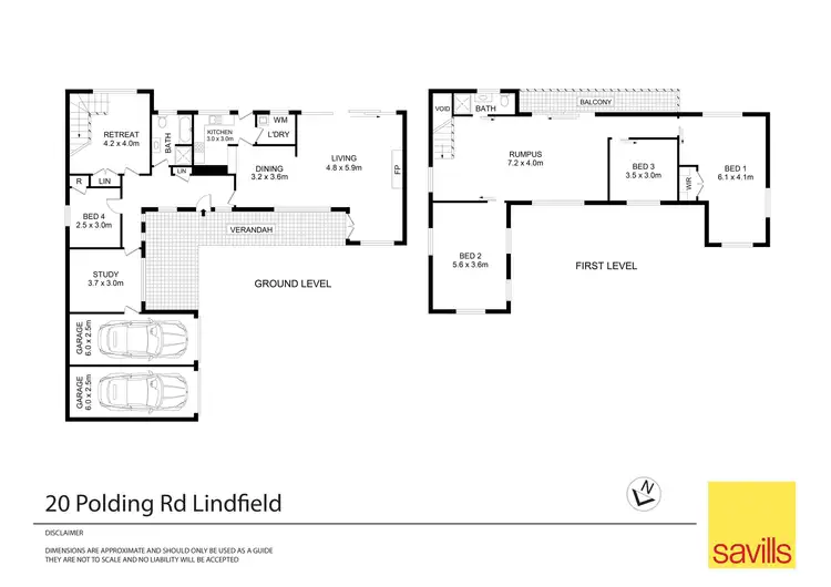 Floorplan of Homely house listing, 20 Polding Road, Lindfield NSW 2070