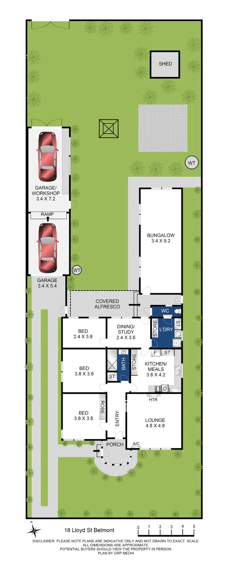 Floorplan of Homely house listing, 18 Lloyd Street, Belmont VIC 3216