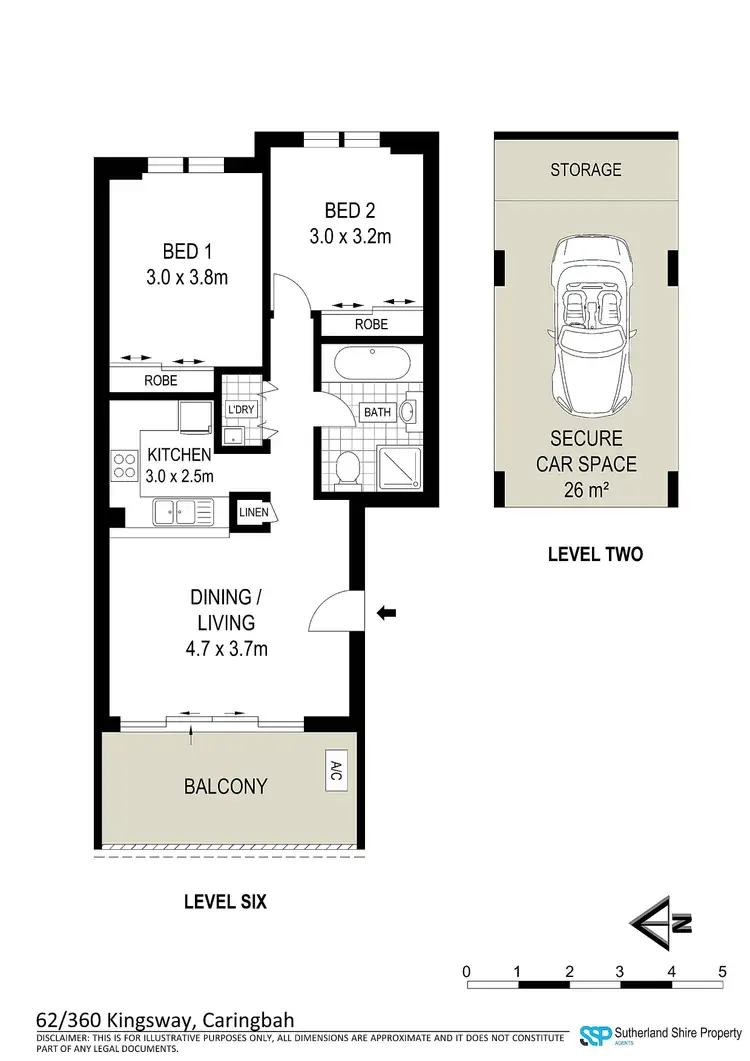 Floorplan of Homely apartment listing, 62/360 Kingsway, Caringbah NSW 2229