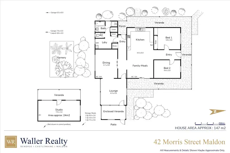 Floorplan of Homely house listing, 42 Morris Street, Maldon VIC 3463