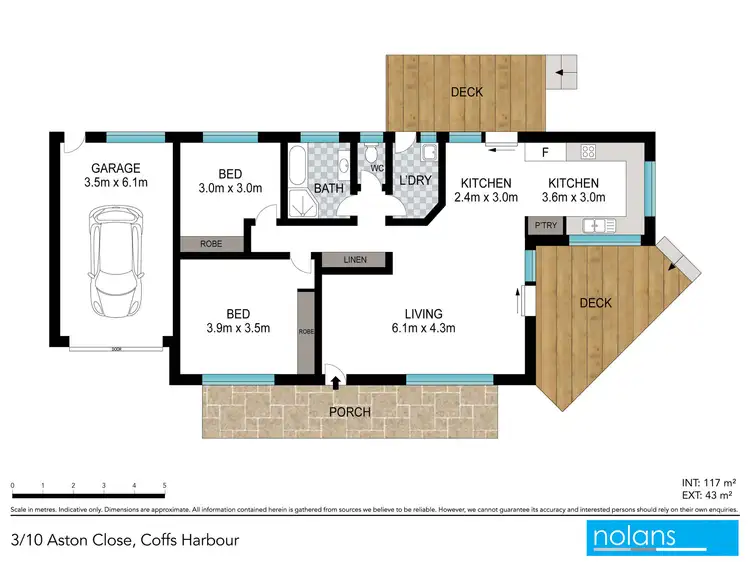 Floorplan of Homely villa listing, 3/10 Aston Close, Coffs Harbour NSW 2450