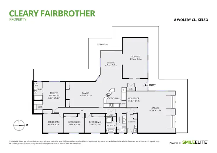 Floorplan of Homely house listing, 8 Wolery Close, Kelso NSW 2795