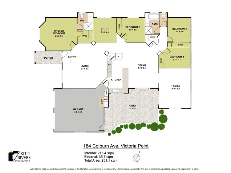 Floorplan of Homely house listing, 184 Colburn Avenue, Victoria Point QLD 4165