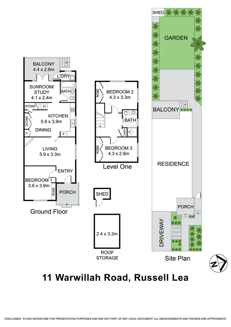 Floorplan of Homely house listing, 11 Warwillah Road, Russell Lea NSW 2046