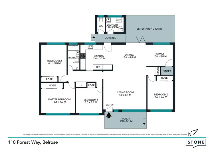 Floorplan of Homely house listing, 110 Forest Way, Belrose NSW 2085