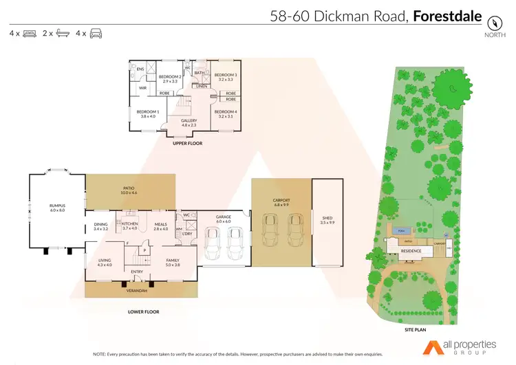 Floorplan of Homely house listing, 58-60 Dickman Road, Forestdale QLD 4118