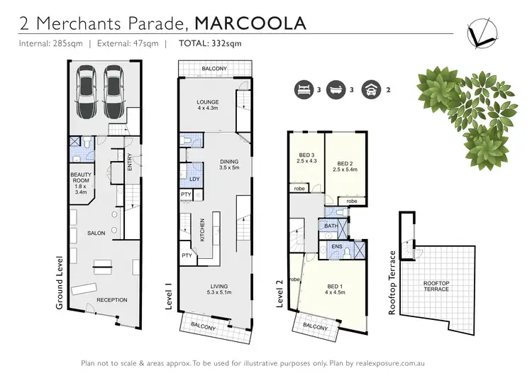 Floorplan of Homely house listing, 2 Merchants Parade, Marcoola QLD 4564