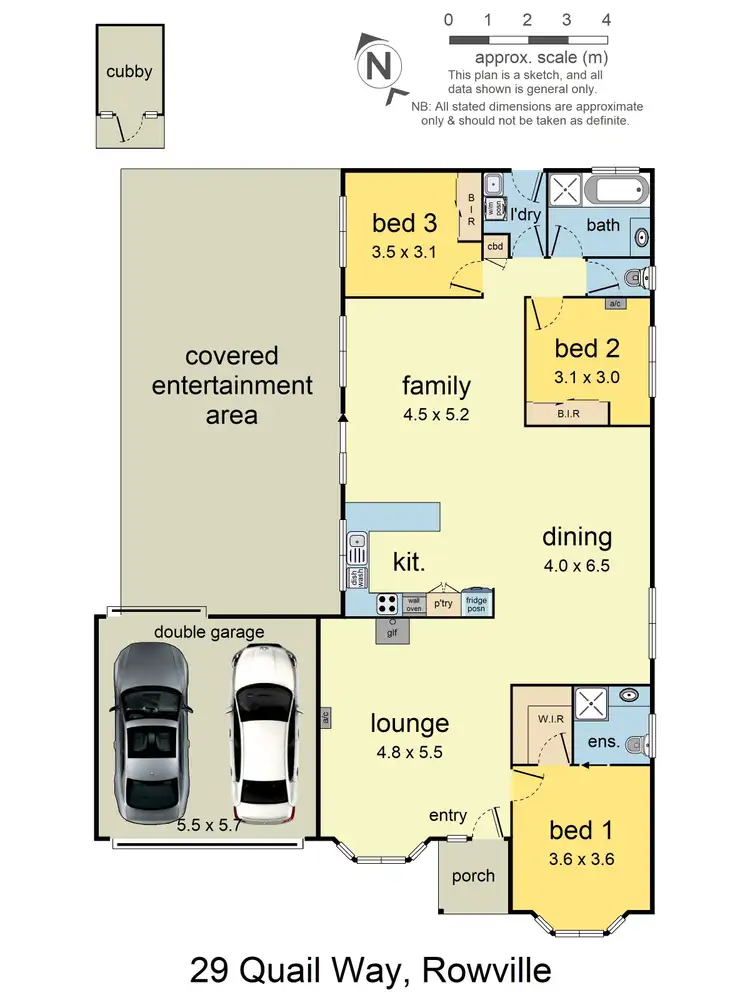 Floorplan of Homely house listing, 29 Quail Way, Rowville VIC 3178