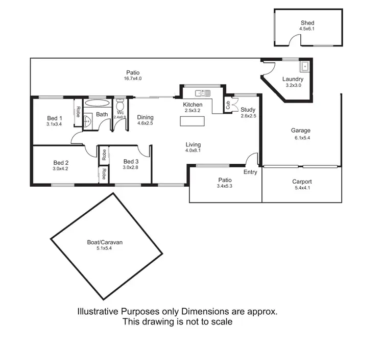 Floorplan of Homely house listing, 9 Banool Close, White Rock QLD 4868