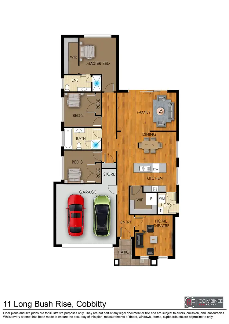 Floorplan of Homely house listing, 11 Long Bush Rise, Cobbitty NSW 2570