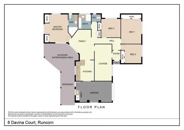 Floorplan of Homely house listing, 8 Davina Court, Runcorn QLD 4113