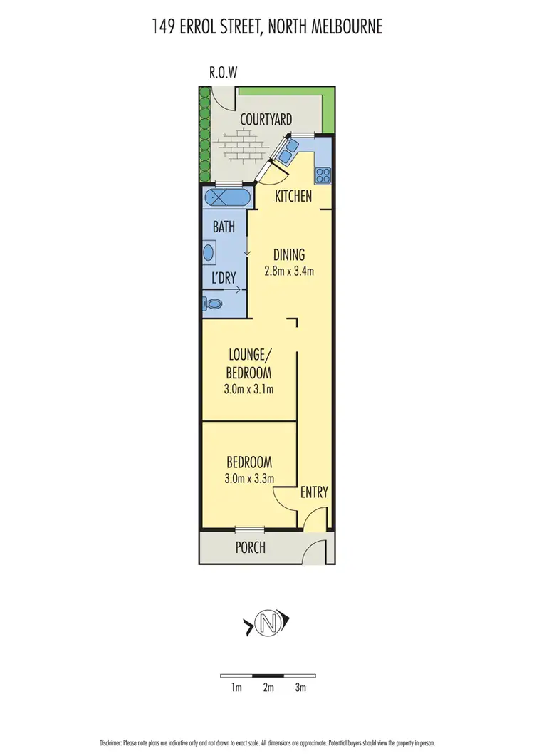 Floorplan of Homely house listing, 149 Errol Street, North Melbourne VIC 3051